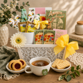 Planted With Love Cookies & Tea Gift Basket - Mountain View Matcha