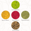 Matcha Sampler — 5 Unique Blends Including Ceremonial, Hibiscus & Earl Grey