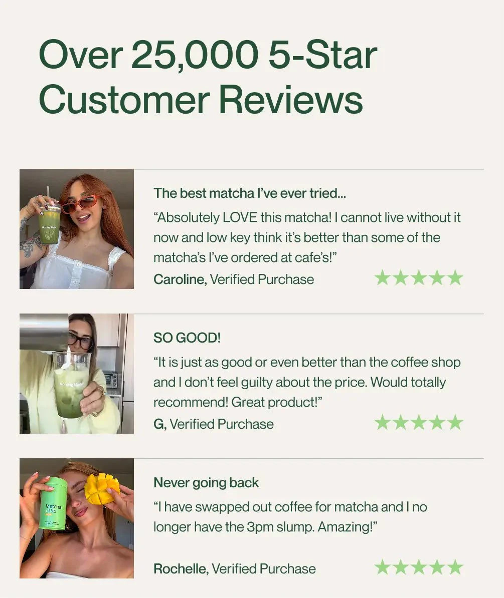 Morning Made Original Matcha Latte Powder — Organic, Sweetened Blend