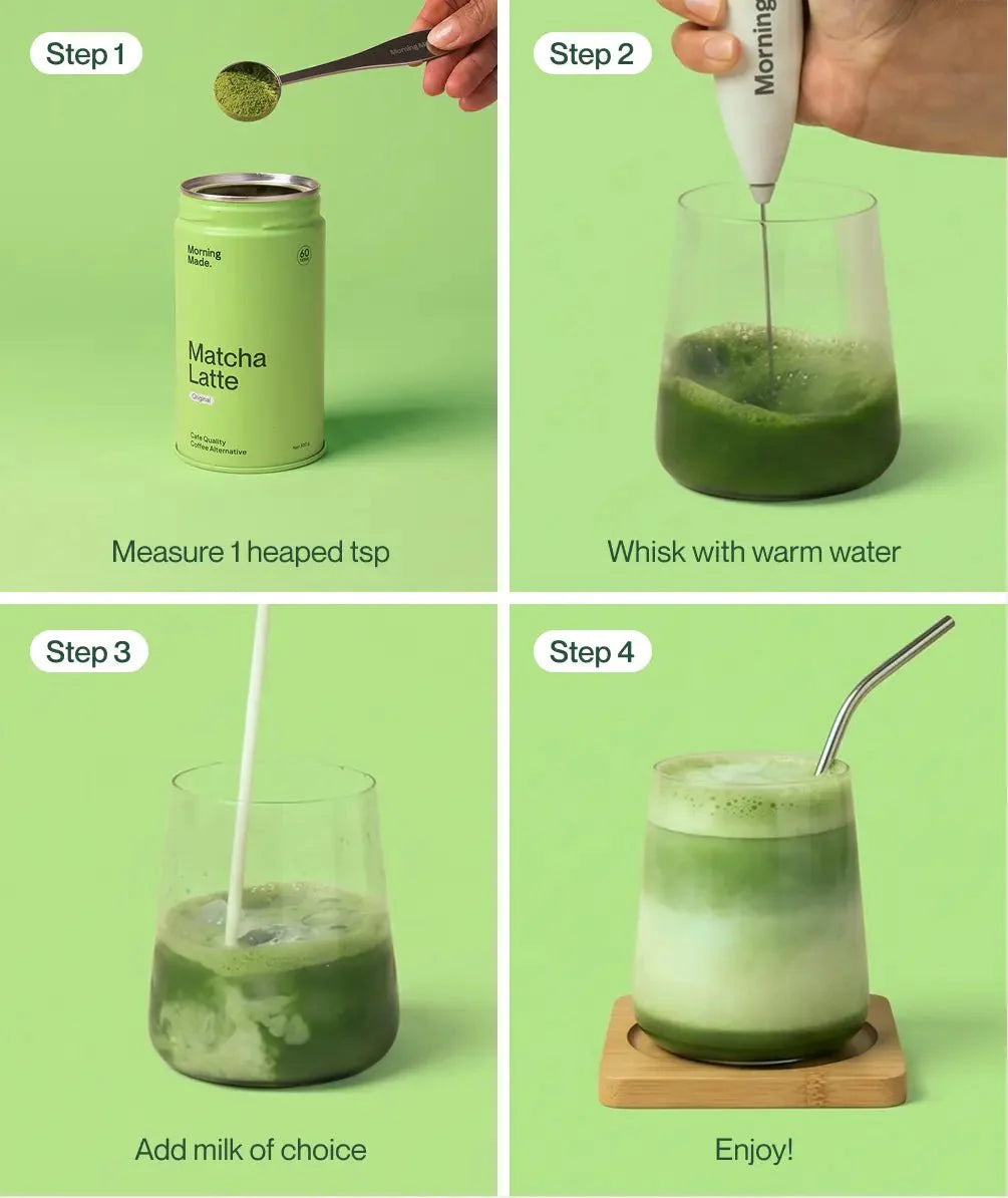 Morning Made Original Matcha Latte Powder — Organic, Sweetened Blend