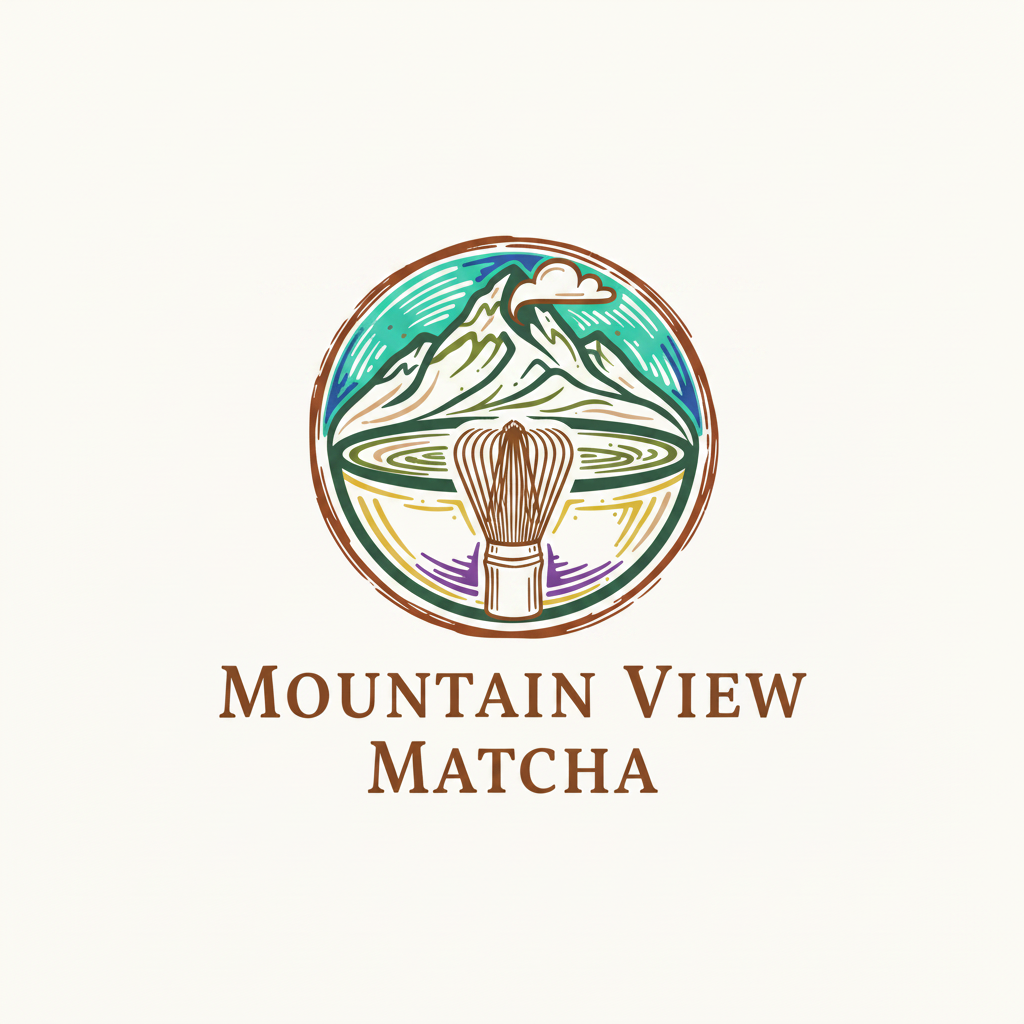 Mountain View Matcha Logo - Colorful