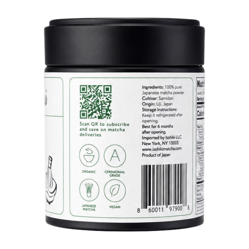 Isshiki Samidori Single-Cultivar Ceremonial Matcha — 30g (Uji, Japan)
