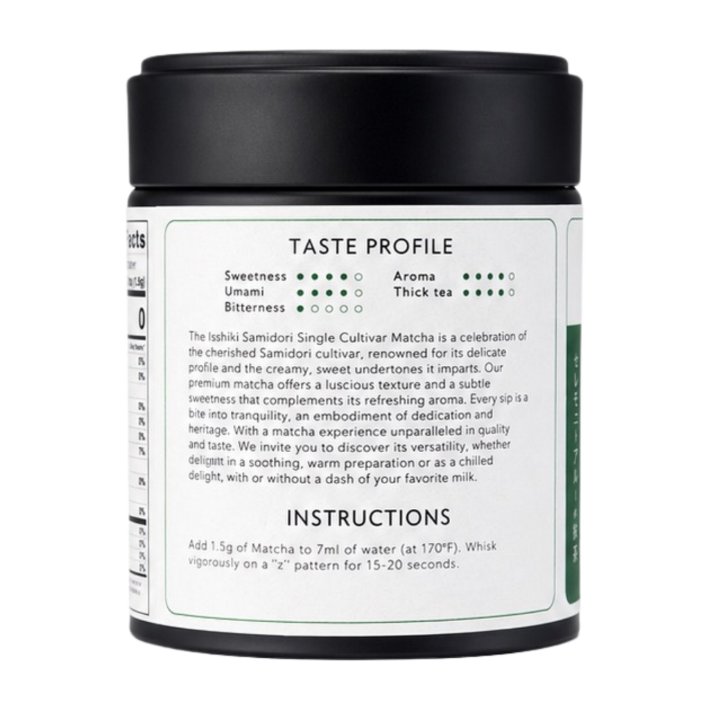Isshiki Samidori Single-Cultivar Ceremonial Matcha — 30g (Uji, Japan)