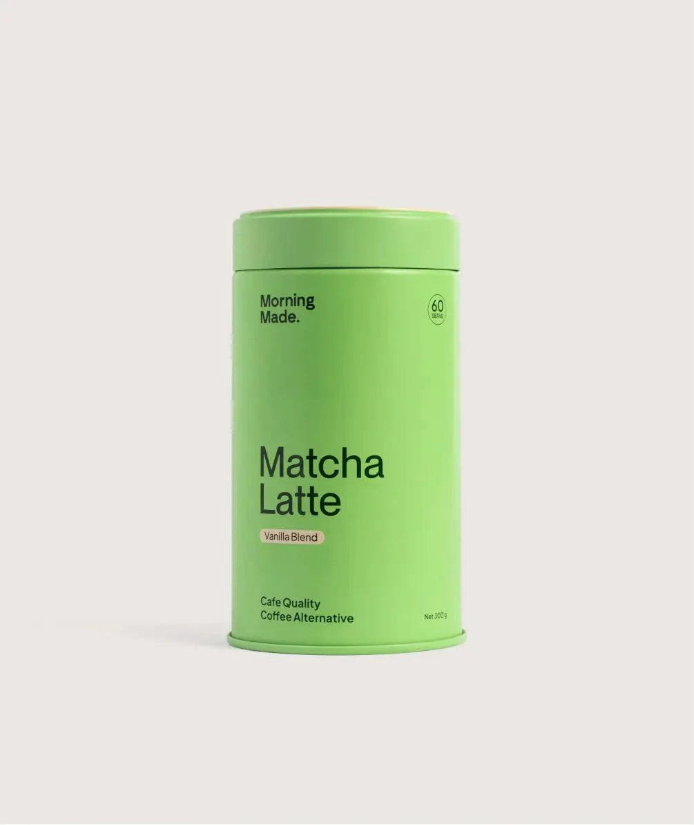 Morning Made Vanilla Matcha Latte Powder — Organic, Sweetened Blend