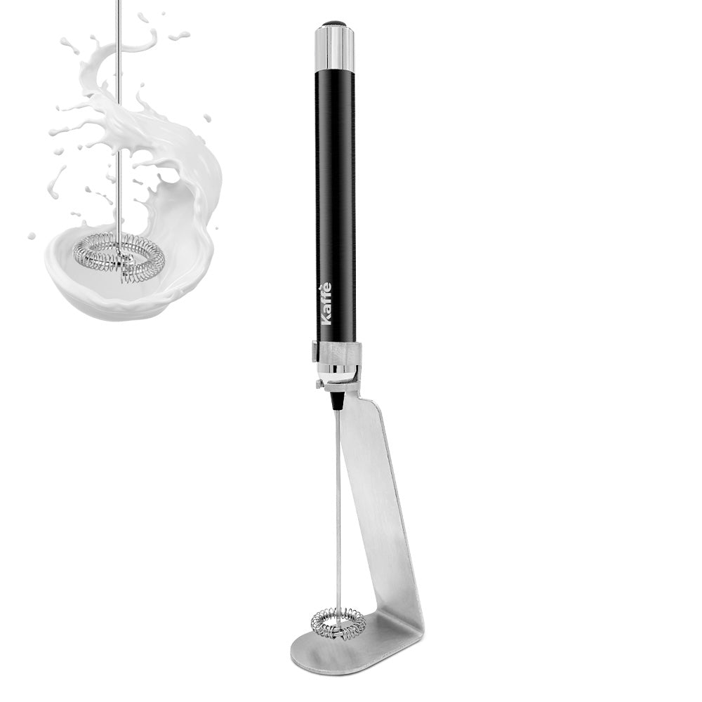 Kaffe Handheld Milk Frother — Stainless Steel for Lattes, Matcha & More